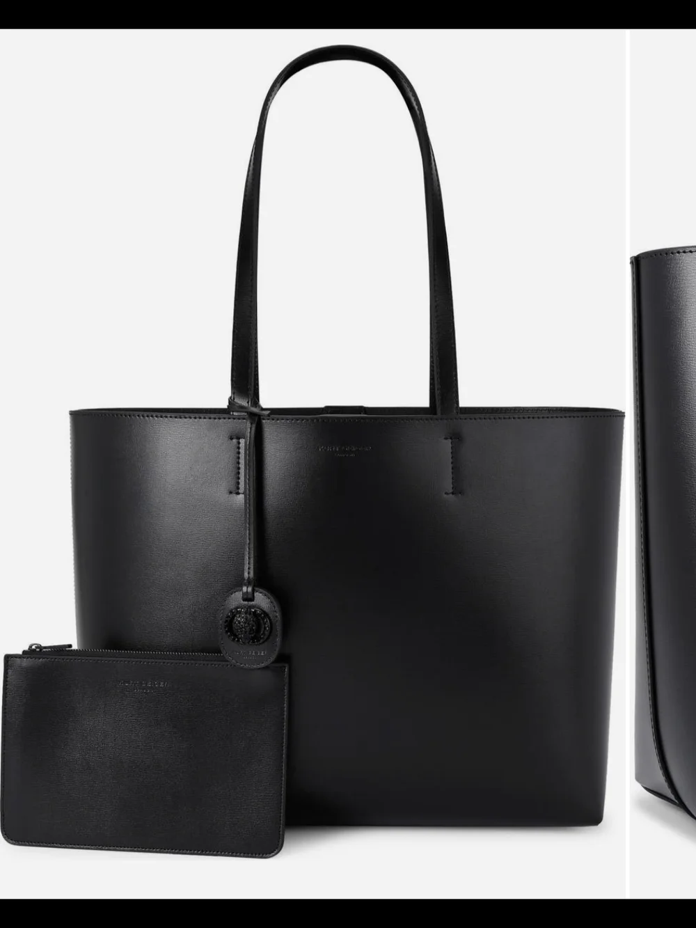 Kurt Geiger Black Leather Tote Bag for Men - Picture 4 of 9